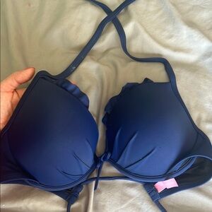 Navy Blue Women's Bikini Top
